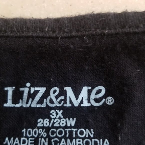 LIZ  &  ME WOMENS TOP BLOUSE SIZE  3X  26/28W - Picture 5 of 12
